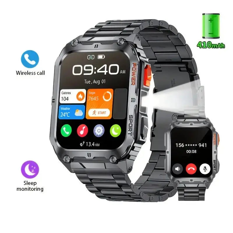 LIGE Smartwatch – Wireless Calling, 100+ Sports Modes, AI Voice (4 types available) – view 11