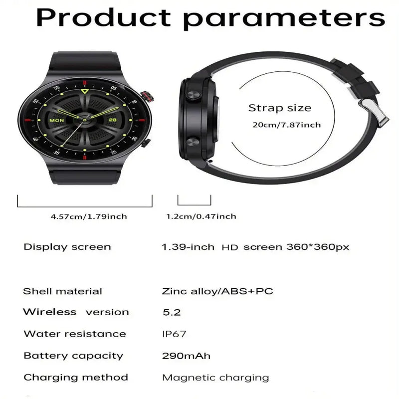 LIGE Sports Watch with Step Counter, Alarm, Wireless Calls, Weather Forecast (8 types available) – view 15