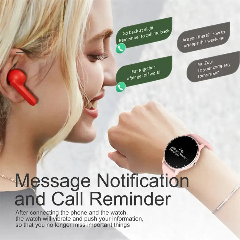 LIGE Women's Smartwatch – With Call Function, Multi-Sport Modes – view 3