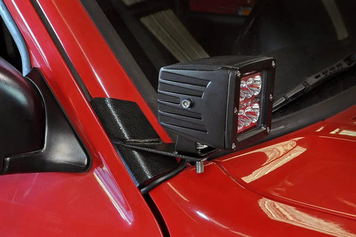 Rough Country LED Lower A Pillar Pod Mounts For Jeep Cherokee XJ 1984 To 2001 – view 2
