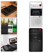 Lightweight Cassette Player with Stereo Speakers (available in Black & White) – view 4