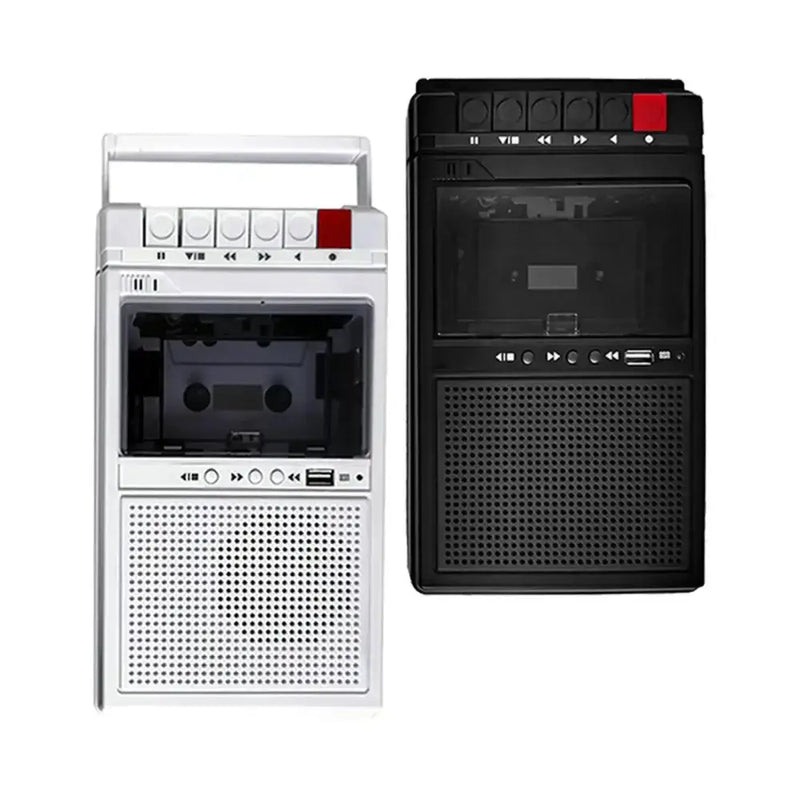 Lightweight Cassette Player with Stereo Speakers (available in Black & White) – view 3