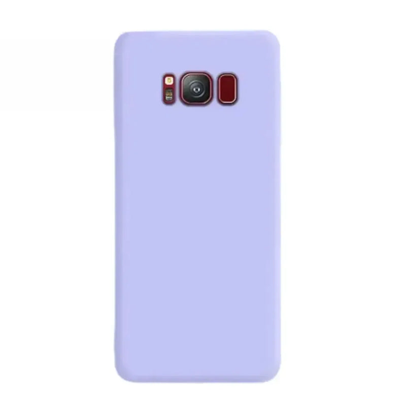 Liquid Silicone Soft Case for Samsung Galaxy Series (Light Purple) – view 3