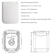 Habicare SS Lockable RV / Caravan Gravity Water Inlet Lockable RV / Caravan Gravity Water Inlet