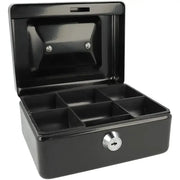 Habicare HBC Lockable Metal Cash Box Habicare Lockable Metal Cash Box with Key