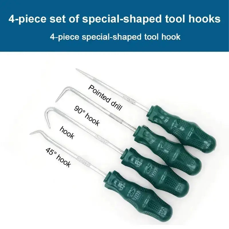 Habicare SS 4 Piece Hook and Pick Set Habicare 4-Piece Hook & Pick Set
