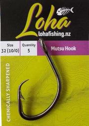 Loha HOOKS Loha Mutsu Hook size 23 (6/0) 10pk Loha Mutsu Hook Size 23 6/0 10pk Precision Angling