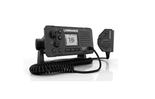 VHF Marine Radio DSC Link-6S Black Built-In GPS Compact Front Mount For Coastal Cruising By Advance Trident