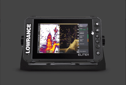 Lowrance ELITE FS-9 With 3-in-1 Transducer For Anglers Active Imaging And Active Target Sonar Mapping On Touchscreen
