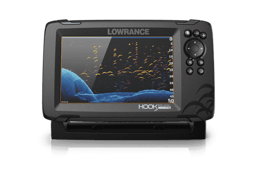 Lowrance Hook Reveal-7 TripleShot AUS NZ Fish Finder With SideScan DownScan FishReveal Real-Time Maps For Anglers