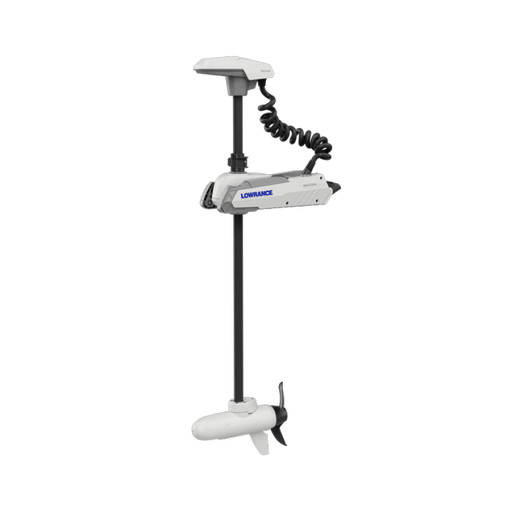 Lowrance RECON Saltwater 60" Trolling Motor with joystick remote and integrated control features.