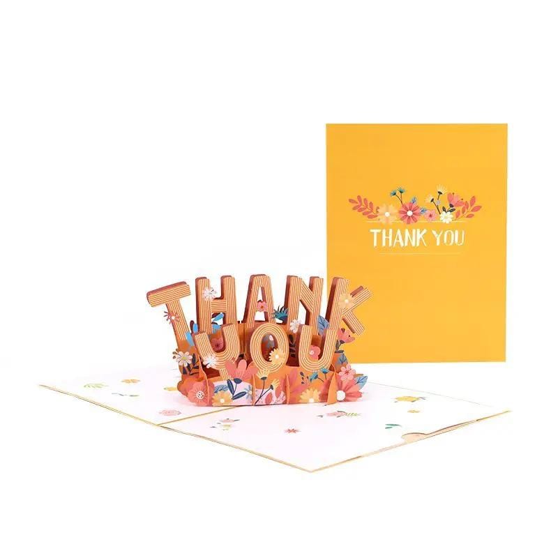 Lowrey Foods GREETING CARD Lowrey Thank You 3D Pop-Up Greeting Card Lowrey Thank You 3D Pop-Up Greeting Card