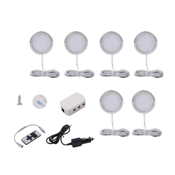 6x 12V LED Down Light Cabin Ceiling Lamp Caravan Camper Trailer Car RV White – view 1