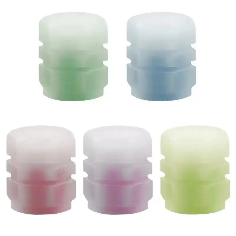 Habicare HBC Luminous Fluorescent Tire Valve Caps Luminous Fluorescent Tire Valve Caps