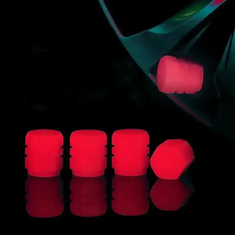 Habicare HBC Luminous Fluorescent Tire Valve Caps Luminous Fluorescent Tire Valve Caps