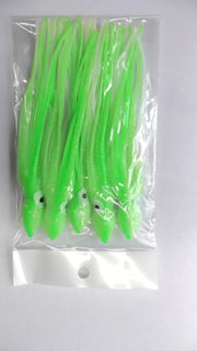 Sea fish Lures Luminous Octopus Skirt Glow Soft Lure 6 " 5 pcs Sea Fish Luminous Octopus Skirt Glow Soft Lure 5 Pack