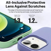Silicone iPhone Case (iPhone 6 to iPhone 15 Series) - Available in light blue, red & black – view 2