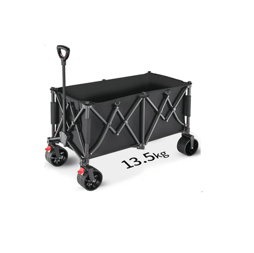ECOTREK Heavy Duty Collapsible Trolley,Wagon Cart – Extra Large 260L, All-Terrain Wheels LJ1113 Heavy Duty Collapsible Trolley,Wagon Cart – Extra Large 260L, All-Terrain Wheels LJ1113