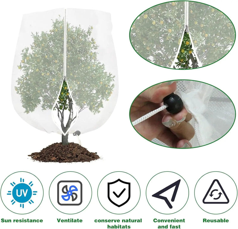 salelink.co.nz Unbranded 2x Garden Netting Bags 0.7M*1M 2x Garden Netting Bags 0.7M*1M | Action Outdoors NZ