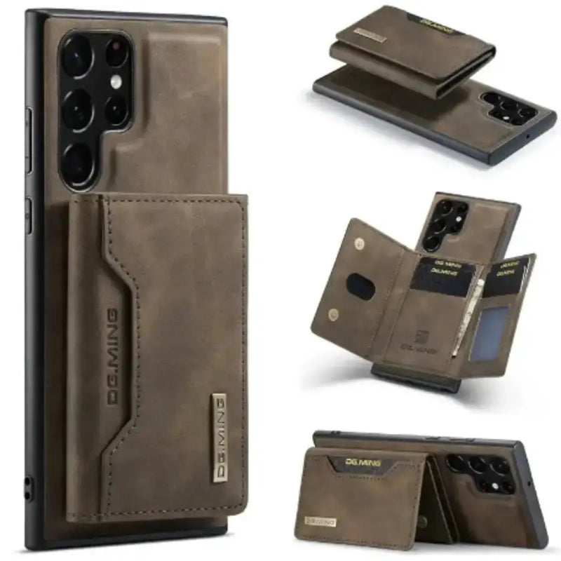 Habicare 9eight5 M2 Leather Case for Samsung (Coffee with wallet) M2 Leather Case for Samsung (Coffee with wallet)