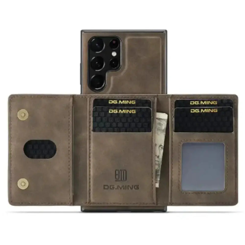 Habicare 9eight5 M2 Leather Case for Samsung (Coffee with wallet) M2 Leather Case for Samsung (Coffee with wallet)