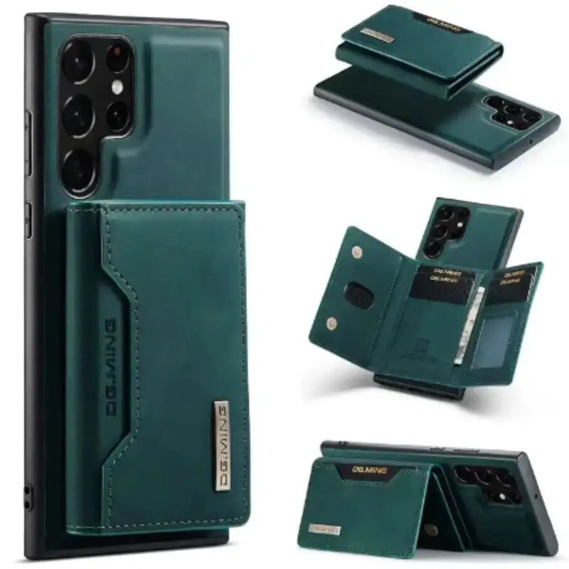 Habicare 9eight5 M2 Leather Case for Samsung (Green with wallet) M2 Leather Case for Samsung (Green with wallet)