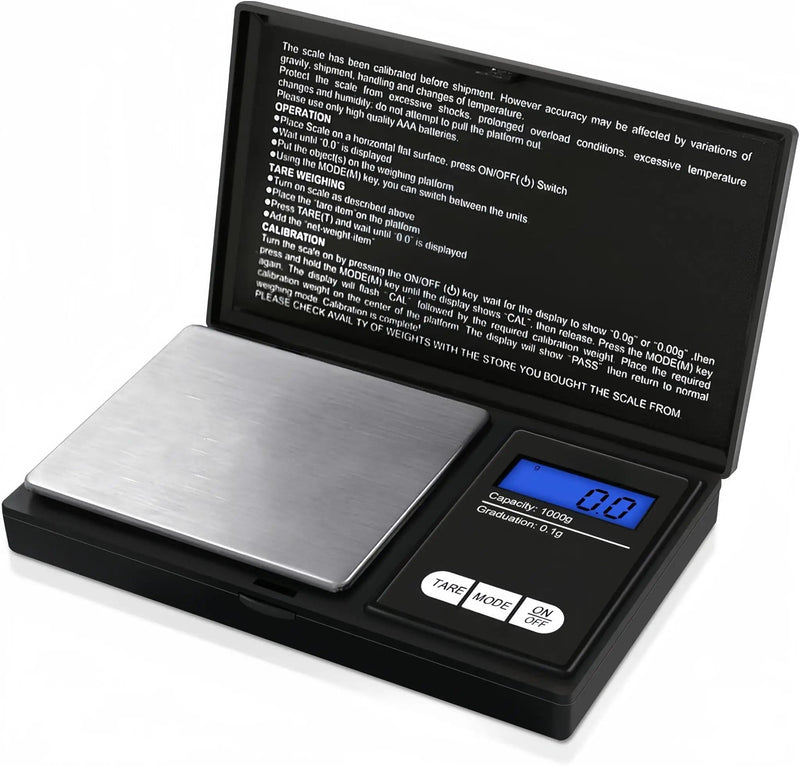 salelink.co.nz Unbranded Digital Pocket Scale 1kg/0.1g Digital Pocket Scale 1kg/0.1g | Action Outdoors NZ