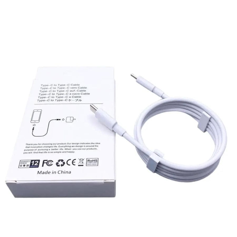 9eight5 Phone/Tablet Accessories Type C to Type C Charger Cable - 1m Type C to Type C Charger Cable - 1m