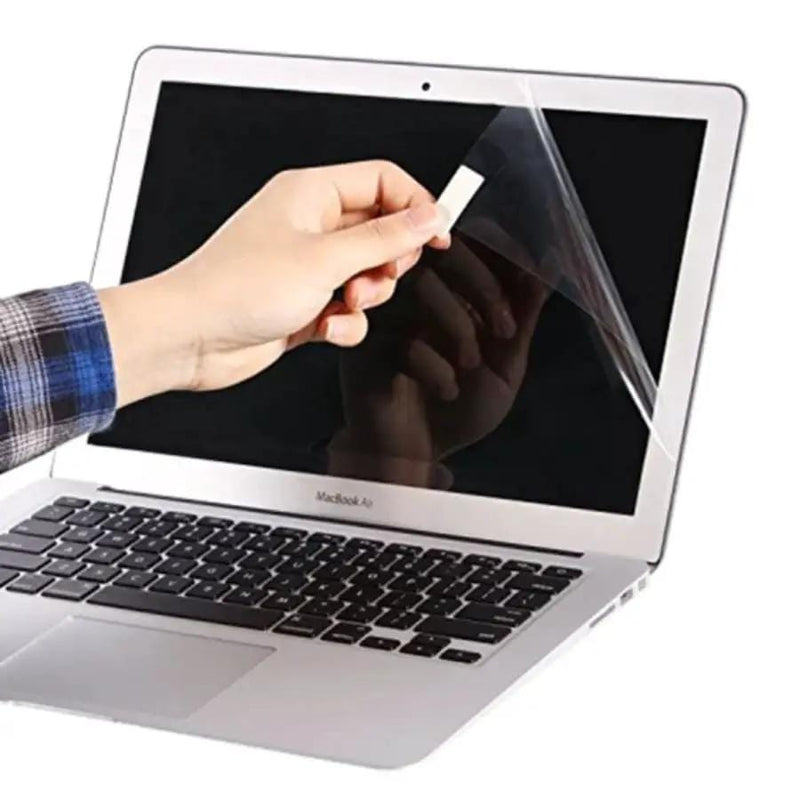 Hydrogel Screen Protector for MacBook (White/Black Polycarbonate, 2006–2009) (Pack of 2)