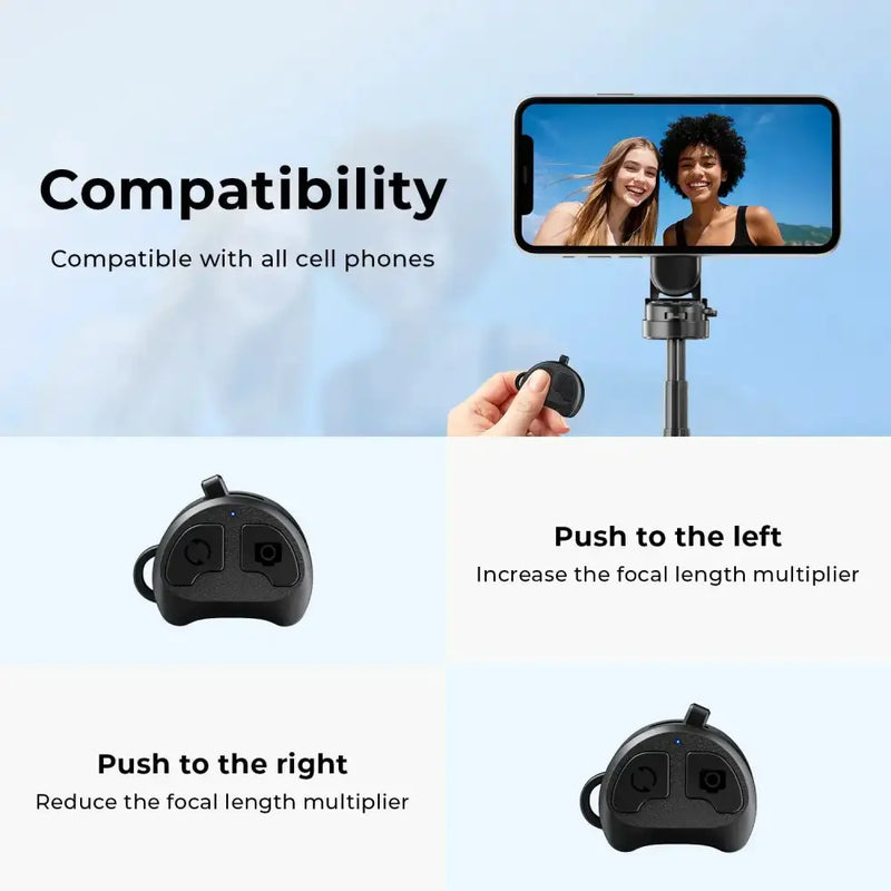 Habicare 9eight5 360° Selfie Stick with Bluetooth & Foldable Stand 360° Selfie Stick with Bluetooth & Foldable Stand