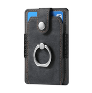 techplus Magnetic Card Holder with Ring – Black Magnetic Card Holder with Ring – Black | NZ