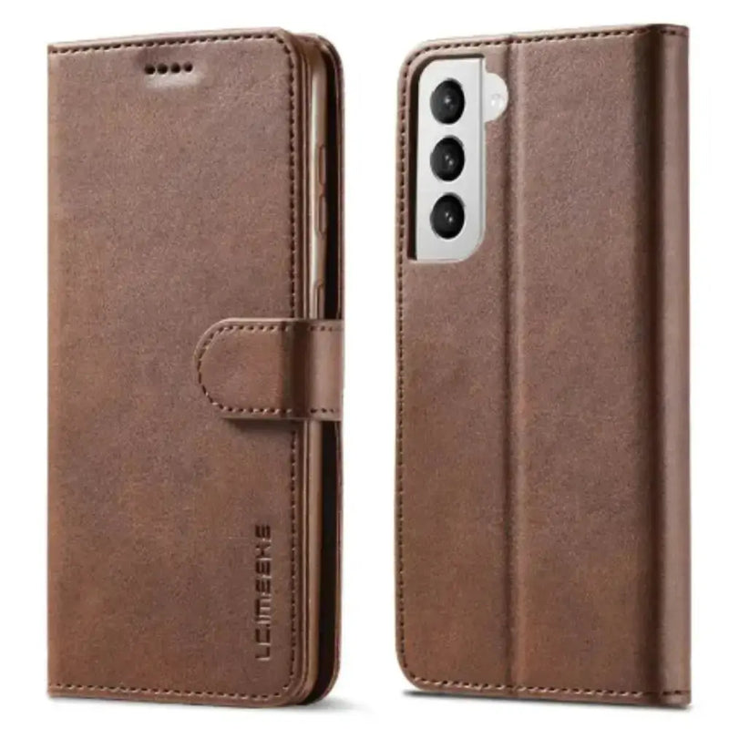 Habicare 9eight5 Leather Flip Cover for Samsung Galaxy Series (Brown) Leather Flip Cover for Samsung Galaxy Series (Brown)