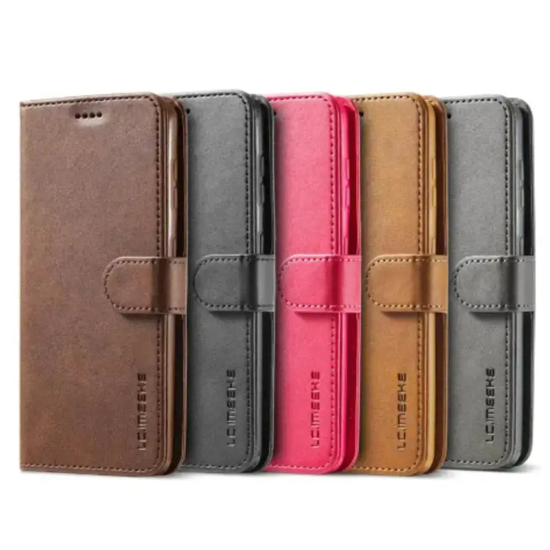 Habicare 9eight5 Leather Flip Cover for Samsung Galaxy Series (Brown) Leather Flip Cover for Samsung Galaxy Series (Brown)
