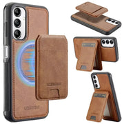 Habicare 9eight5 Leather Wallet Case for Samsung S/A Series (Brown) Leather Wallet Case for Samsung S/A Series (Brown)