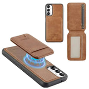 Habicare 9eight5 Leather Wallet Case for Samsung S/A Series (Brown) Leather Wallet Case for Samsung S/A Series (Brown)