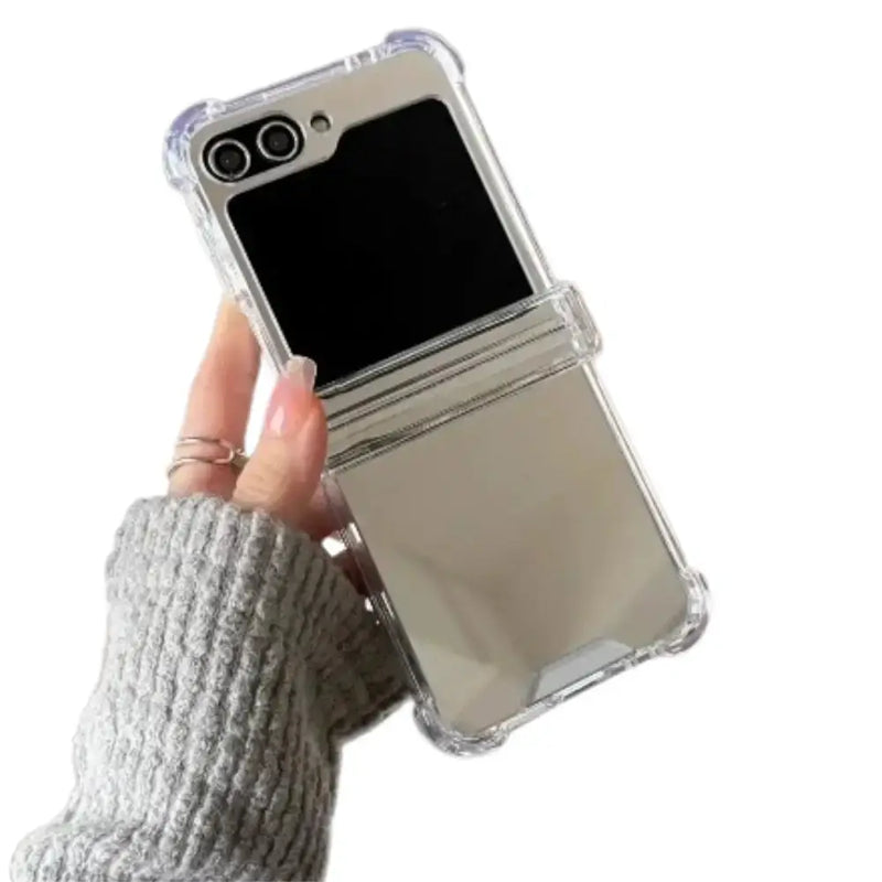 Habicare 9eight5 Mirror Case for Samsung Galaxy Z Flip Series Mirror Case for Samsung Galaxy Z Flip Series