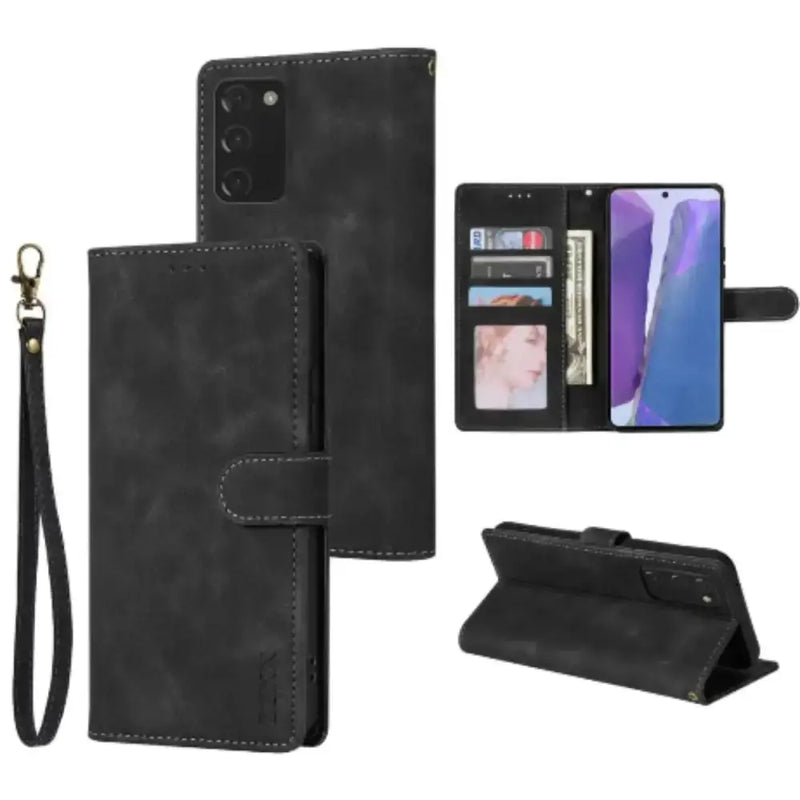 Habicare 9eight5 Wallet Case for Samsung Galaxy (Black) Wallet Case for Samsung Galaxy (Black)