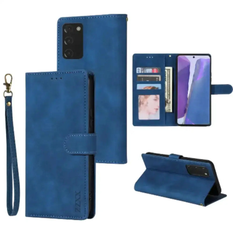 Habicare 9eight5 Wallet Case for Samsung Galaxy (Blue) Wallet Case for Samsung Galaxy (Blue)