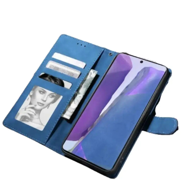 Habicare 9eight5 Wallet Case for Samsung Galaxy (Blue) Wallet Case for Samsung Galaxy (Blue)