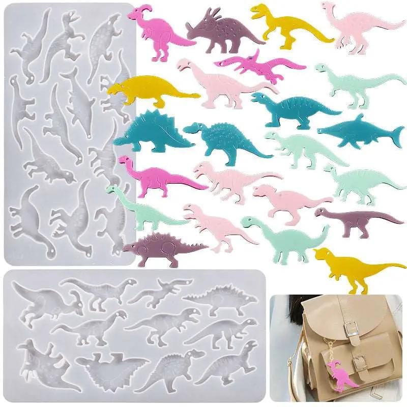 Resin Art NZ Moulds 2D Dragon / Dinosaur Moulds - One Set 2D Dragon / Dinosaur Moulds - One Set | NZ