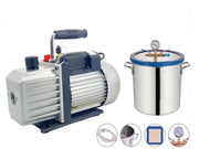 7L Degassing Vacuum Chamber Pump Remove Air/Bubble From Resin And Silicone Systems – view 1