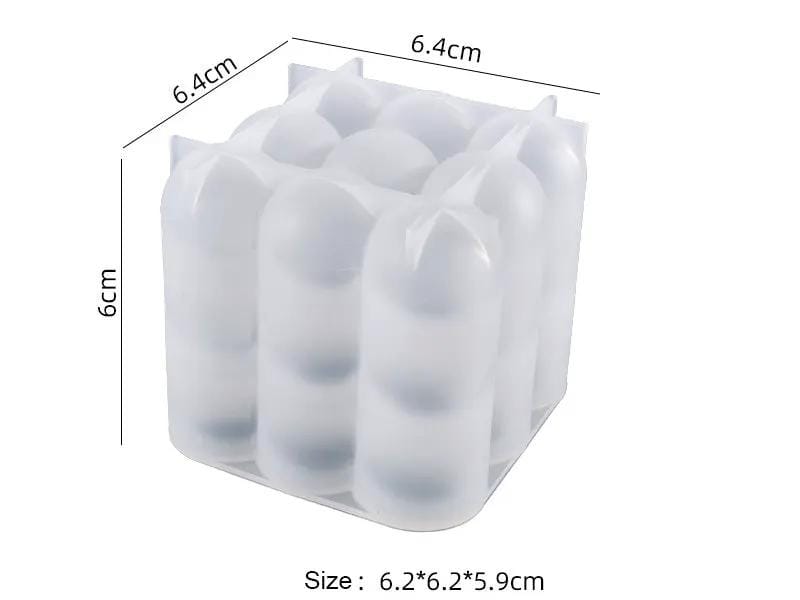 Resin Art NZ Moulds Epoxy Resin Candle Moulds Round Ball Magic Cube Epoxy Resin Candle Moulds Round Ball Magic Cube | NZ
