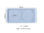 Resin Art NZ Moulds Coaster Moulds - 2 Grids Coaster Moulds - 2 Grids | NZ