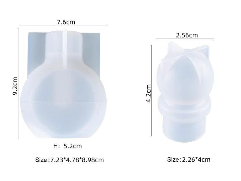 Resin Art NZ Storage Mould Perfume Bottle Container Resin Moulds Perfume Bottle Container Resin Moulds | NZ