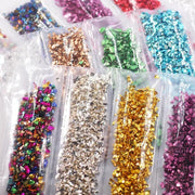 Resin Art NZ Shells Crushed Glass - 6 piece Set- Metallic Mix Crushed Glass - 6 piece Set- Metallic Mix | NZ
