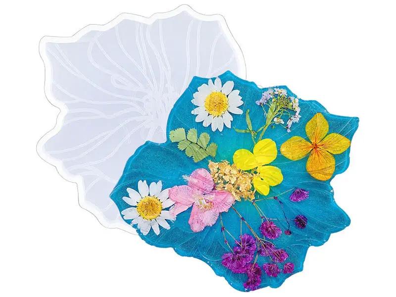 Resin Art NZ Moulds Coaster Moulds - Flowers (4pcs pack) Coaster Moulds - Flowers (4pcs pack) | NZ