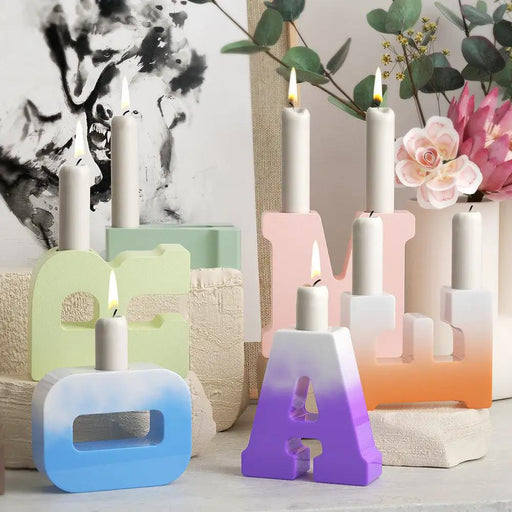 Alphabet Letter Moulds - Candle Holder - Individual - Large – view 1