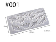 Resin Art NZ Moulds 2D Dragon / Dinosaur Moulds - One Set 2D Dragon / Dinosaur Moulds - One Set | NZ