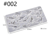 Resin Art NZ Moulds 2D Dragon / Dinosaur Moulds - One Set 2D Dragon / Dinosaur Moulds - One Set | NZ
