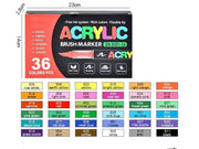 Resin Art NZ Art & Crafting Materials Acrylic Brush Markers Set Acrylic Brush Markers Set | NZ